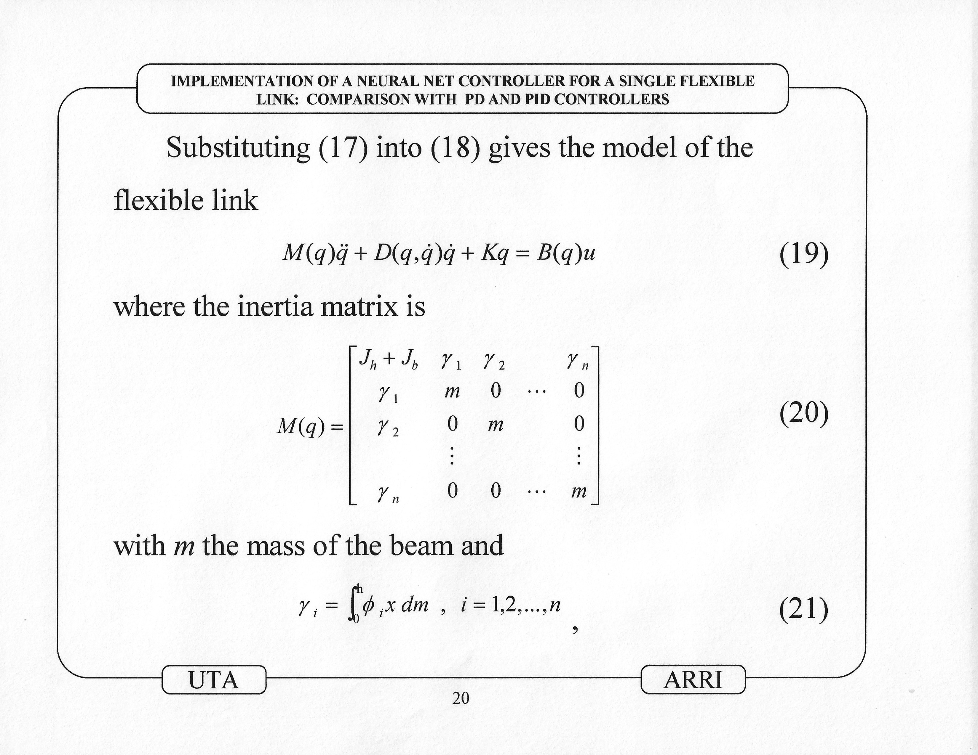 960724_Gutierrez_1996_Implementation_of_a_Neural_Net_Tracking_Controller_for_a_Single_Flexible_Link_Comparison_with_PD_and_PID_controllers_presentation_19