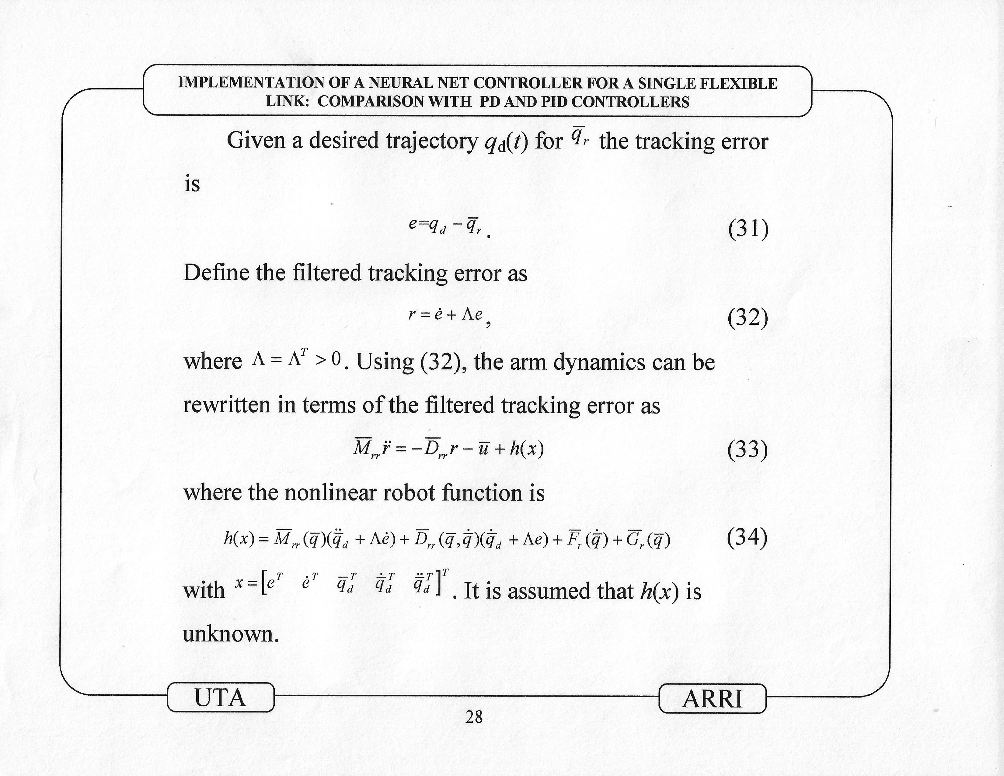 960724_Gutierrez_1996_Implementation_of_a_Neural_Net_Tracking_Controller_for_a_Single_Flexible_Link_Comparison_with_PD_and_PID_controllers_presentation_27