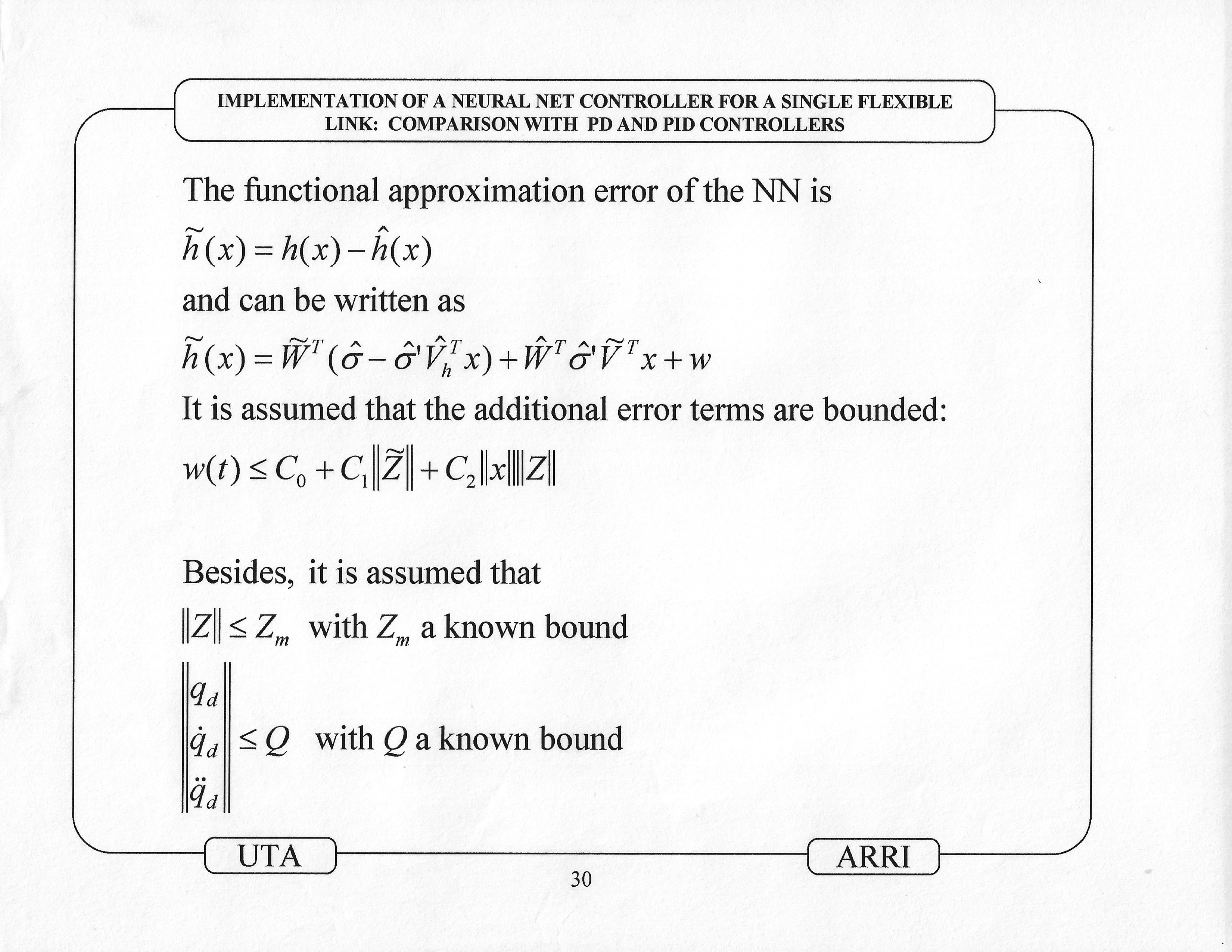 960724_Gutierrez_1996_Implementation_of_a_Neural_Net_Tracking_Controller_for_a_Single_Flexible_Link_Comparison_with_PD_and_PID_controllers_presentation_29